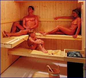 Olimpic Sauna aufguss ogni ora. 